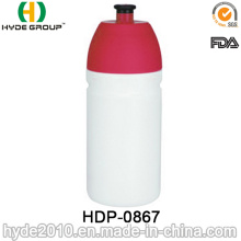 Bouteille d&#39;eau courante en plastique sans BPA de la meilleure vente, bouteille d&#39;eau en plastique de sport de PE (HDP-0867)